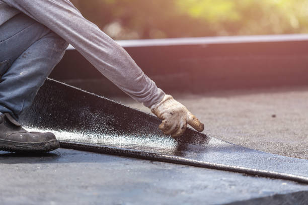 Professional Waterproofing technician working in Savannah, NY